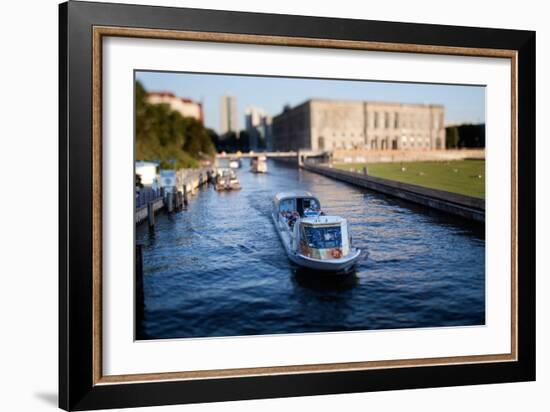 Urban City Scene in Berlin, Germany-Felipe Rodriguez-Framed Photographic Print