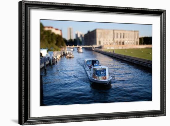 Urban City Scene in Berlin, Germany-Felipe Rodriguez-Framed Photographic Print