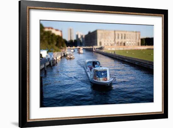 Urban City Scene in Berlin, Germany-Felipe Rodriguez-Framed Photographic Print