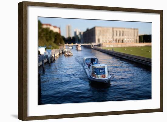 Urban City Scene in Berlin, Germany-Felipe Rodriguez-Framed Photographic Print