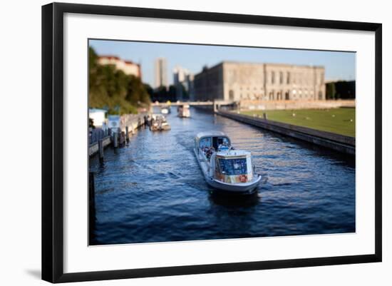 Urban City Scene in Berlin, Germany-Felipe Rodriguez-Framed Photographic Print