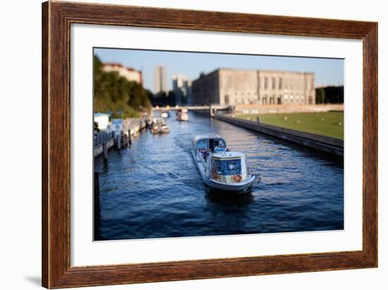 Urban City Scene in Berlin, Germany-Felipe Rodriguez-Framed Photographic Print