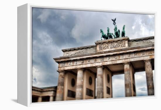 Urban City Scene in Berlin, Germany-Felipe Rodriguez-Framed Premier Image Canvas