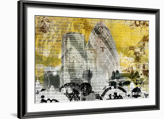 Urban City-Tom Frazier-Framed Giclee Print