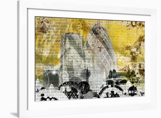 Urban City-Tom Frazier-Framed Giclee Print