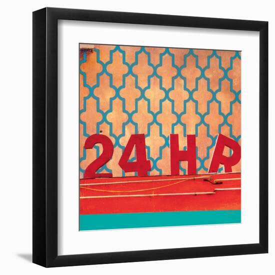 Urban Collage 24 Hr-Deanna Fainelli-Framed Art Print