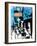 Urban Collage Street Scene-Deanna Fainelli-Framed Art Print