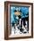 Urban Collage Street Scene-Deanna Fainelli-Framed Art Print