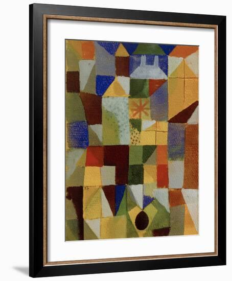 Urban Composition with Yellow Windows-Paul Klee-Framed Giclee Print