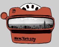 New York Map-Urban Cricket-Art Print