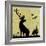 Urban Deer I-Hens Teeth-Framed Giclee Print