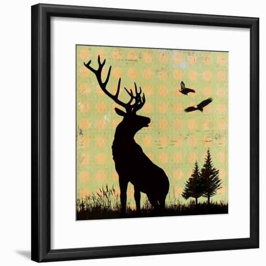 Urban Deer I-Hens Teeth-Framed Giclee Print