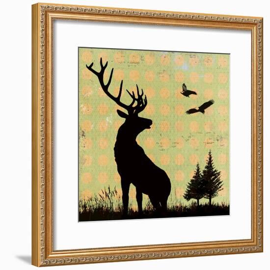 Urban Deer I-Hens Teeth-Framed Giclee Print