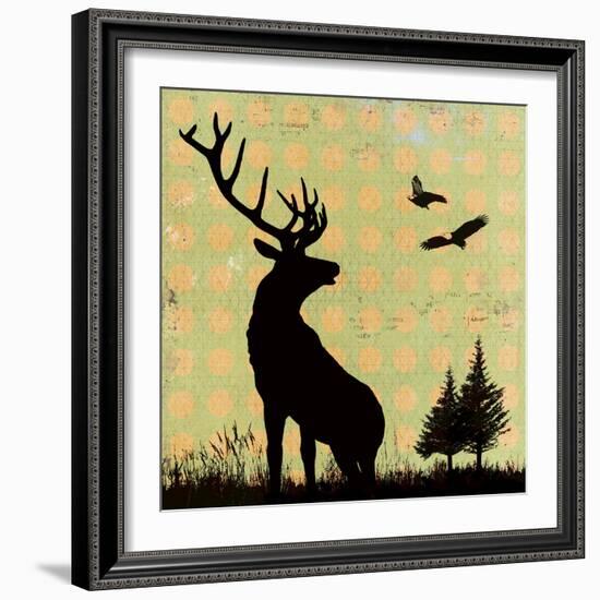 Urban Deer I-Hens Teeth-Framed Giclee Print