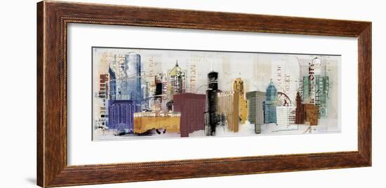 Urban Design-Noah Li-Leger-Framed Giclee Print