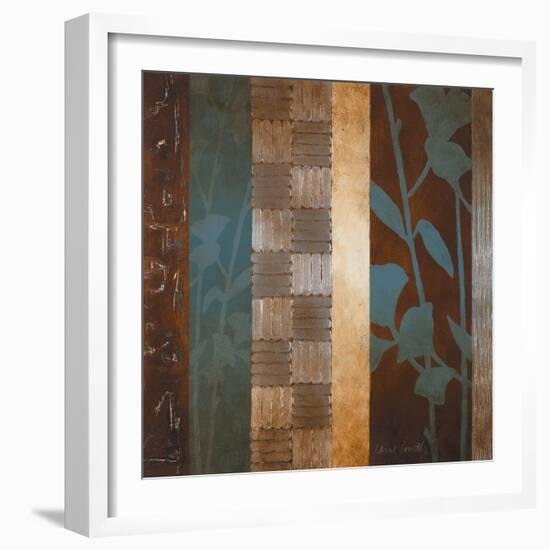 Urban Garden VI in Teal-Lanie Loreth-Framed Premium Giclee Print