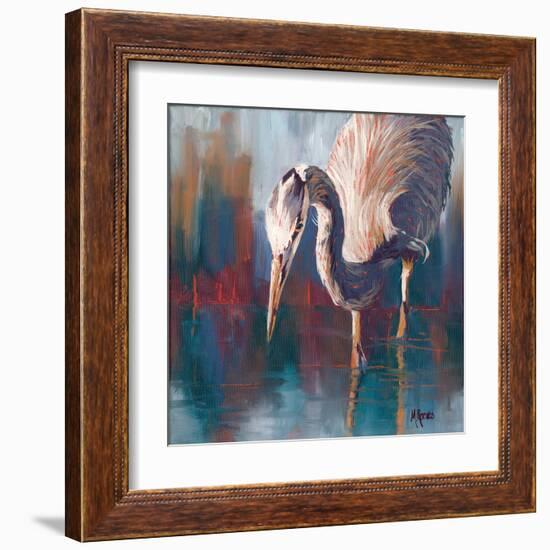 Urban Heron-Molly Reeves-Framed Art Print