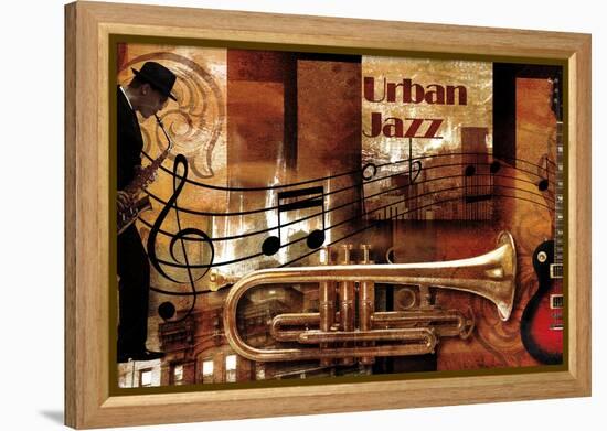 Urban Jazz-Paul Robert-Framed Stretched Canvas