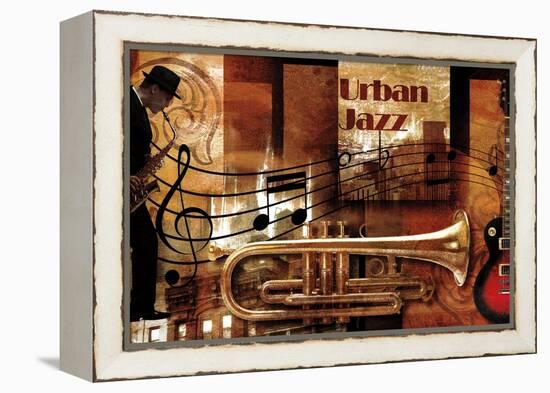 Urban Jazz-Paul Robert-Framed Stretched Canvas