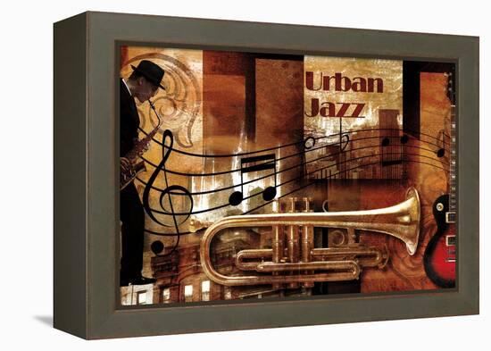 Urban Jazz-Paul Robert-Framed Stretched Canvas