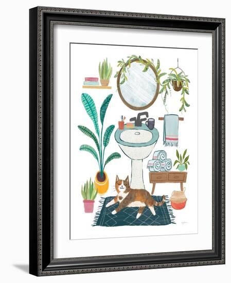 Urban Jungle Bath I-Mary Urban-Framed Art Print