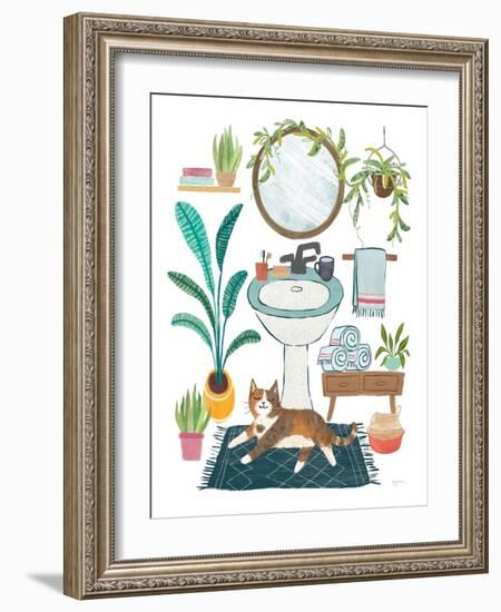 Urban Jungle Bath II-Mary Urban-Framed Art Print