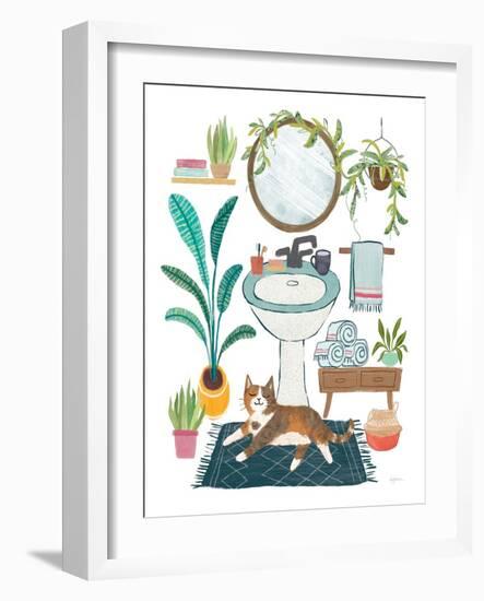 Urban Jungle Bath II-Mary Urban-Framed Art Print