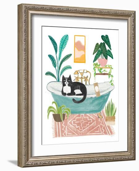 Urban Jungle Bath IV-Mary Urban-Framed Art Print