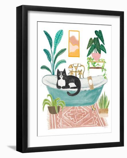 Urban Jungle Bath IV-Mary Urban-Framed Art Print