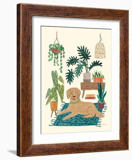 Urban Jungle Dogs I-Mary Urban-Framed Art Print