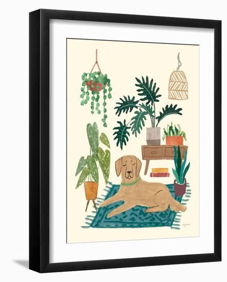 Urban Jungle Dogs I-Mary Urban-Framed Art Print