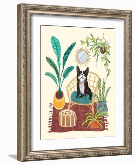 Urban Jungle Dogs II-Mary Urban-Framed Art Print