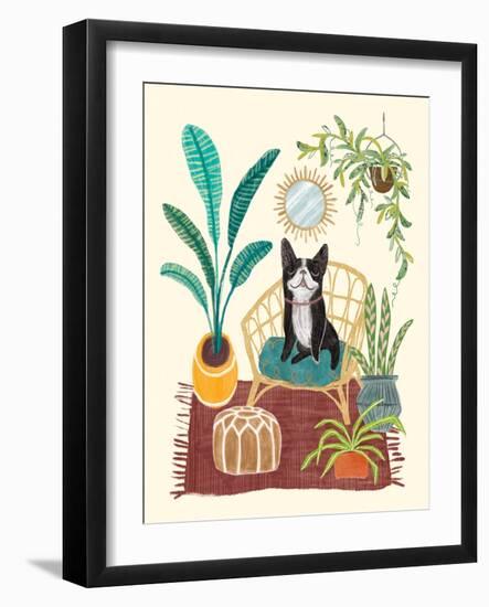 Urban Jungle Dogs II-Mary Urban-Framed Art Print