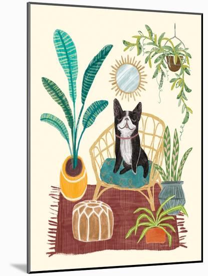 Urban Jungle Dogs II-Mary Urban-Mounted Art Print