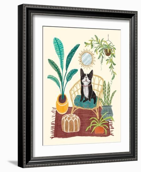 Urban Jungle Dogs II-Mary Urban-Framed Art Print