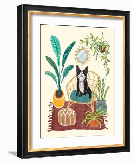 Urban Jungle Dogs II-Mary Urban-Framed Art Print