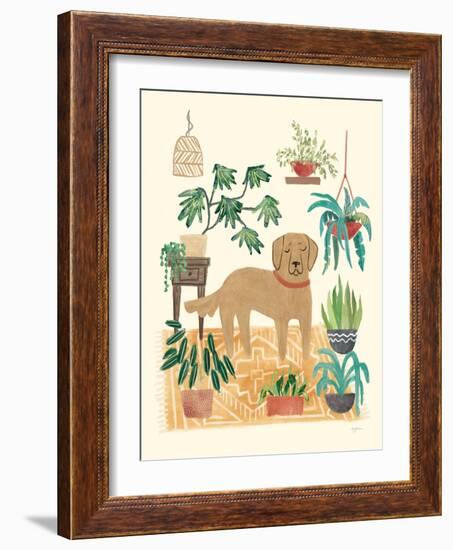 Urban Jungle Dogs III-Mary Urban-Framed Art Print