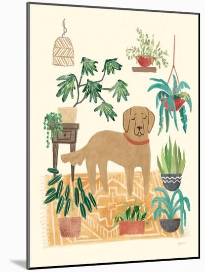 Urban Jungle Dogs III-Mary Urban-Mounted Art Print