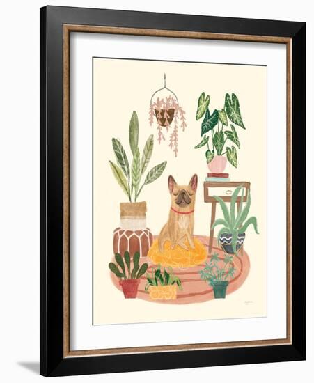 Urban Jungle Dogs IV-Mary Urban-Framed Art Print