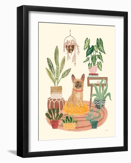 Urban Jungle Dogs IV-Mary Urban-Framed Art Print