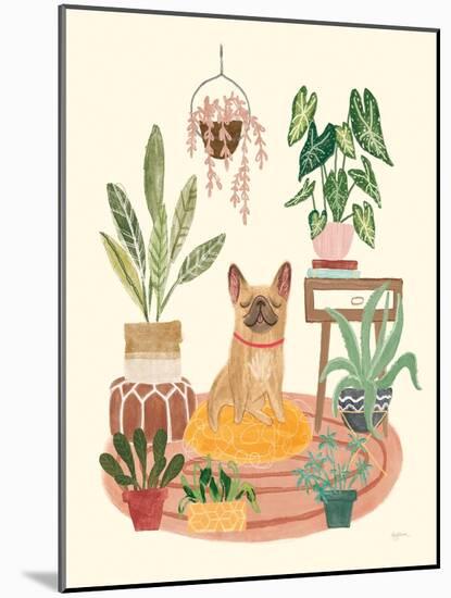 Urban Jungle Dogs IV-Mary Urban-Mounted Art Print
