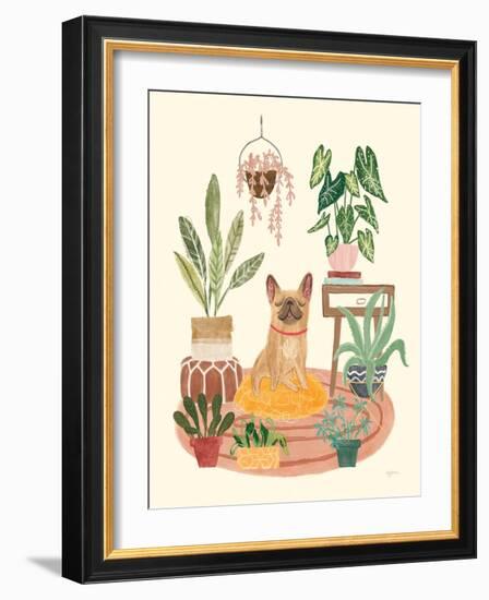 Urban Jungle Dogs IV-Mary Urban-Framed Art Print