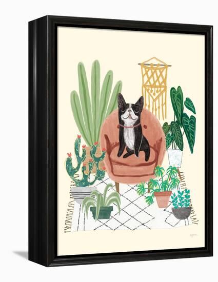 Urban Jungle Dogs V SP-Mary Urban-Framed Stretched Canvas