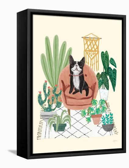 Urban Jungle Dogs V SP-Mary Urban-Framed Stretched Canvas