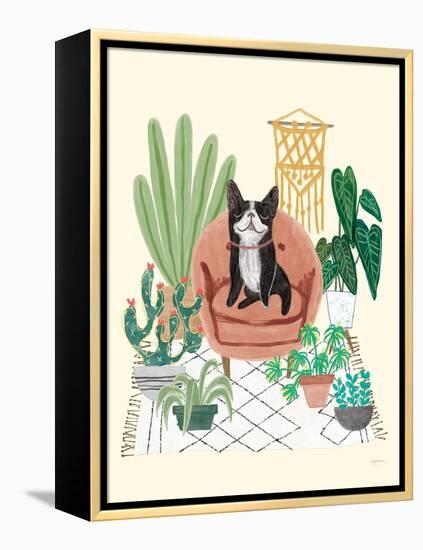 Urban Jungle Dogs V SP-Mary Urban-Framed Stretched Canvas