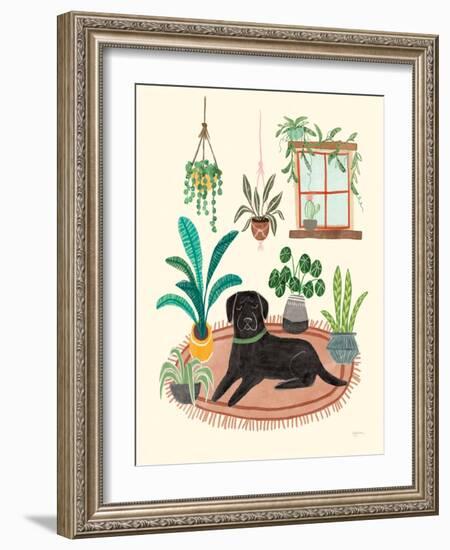 Urban Jungle Dogs VI-Mary Urban-Framed Art Print