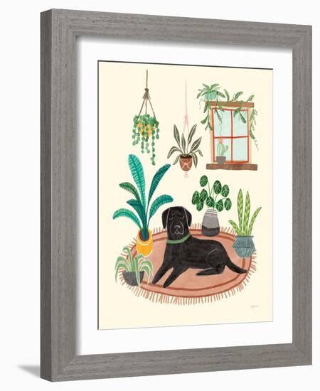 Urban Jungle Dogs VI-Mary Urban-Framed Art Print