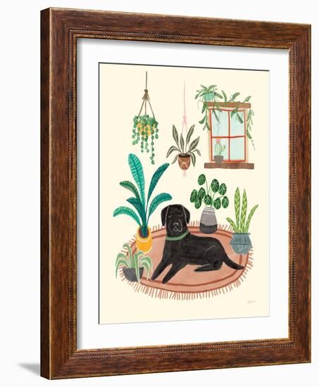 Urban Jungle Dogs VI-Mary Urban-Framed Art Print