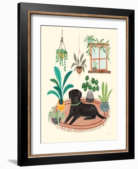 Urban Jungle Dogs VI-Mary Urban-Framed Art Print