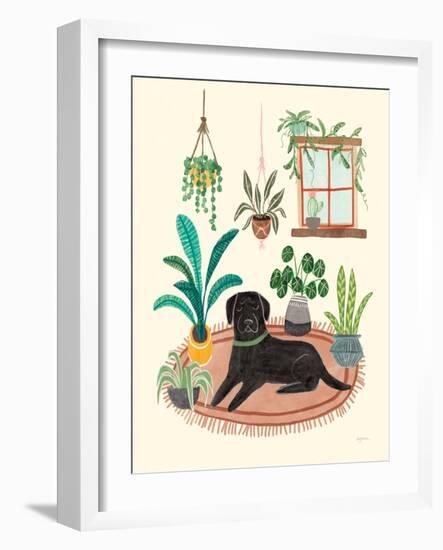 Urban Jungle Dogs VI-Mary Urban-Framed Art Print